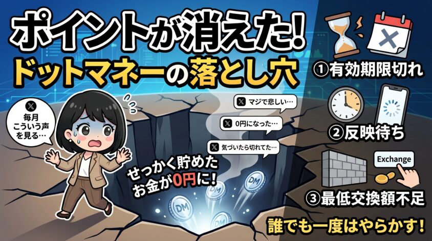 ポイントが消えた