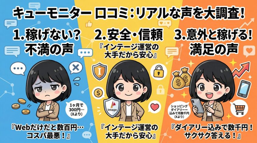 キューモニター 口コミ