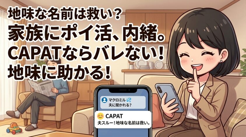 家族にバレにくい地味な名前