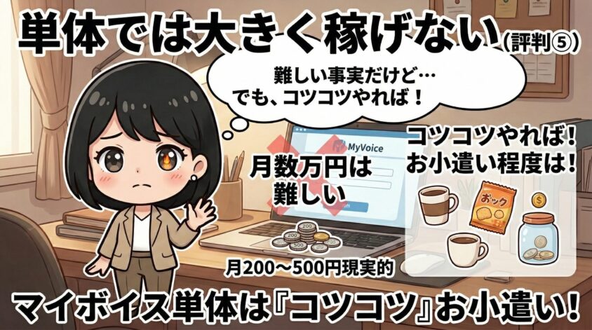 単体では大きく稼げない