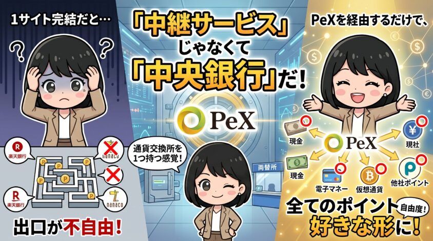 「中継サービス」ではなく「中央銀行」