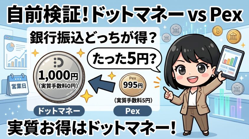 ドットマネー  Pex 比較