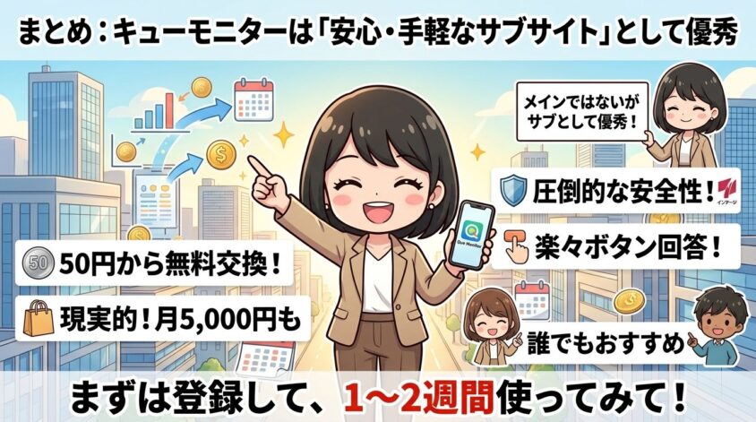 キューモニターは「安心・手軽なサブサイト」として優秀