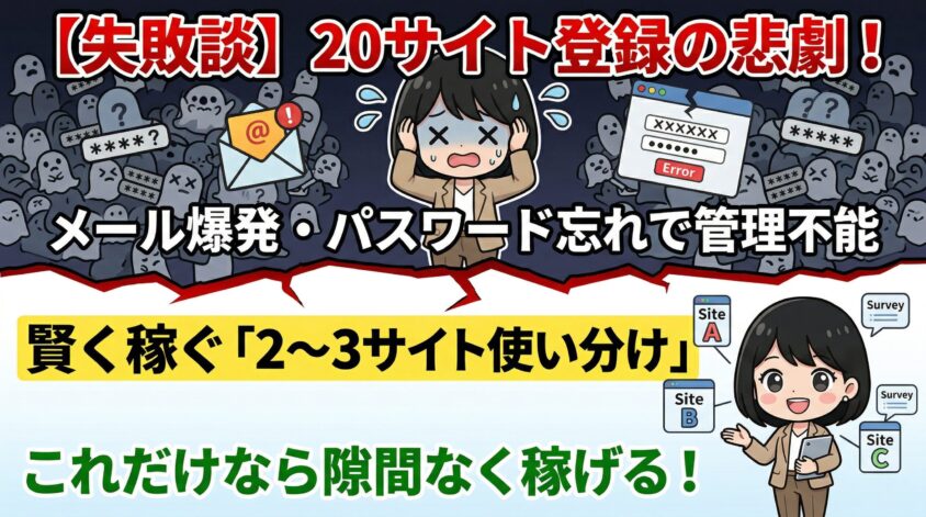 安全なサイトを2〜3つ「使い分ける」のが正解