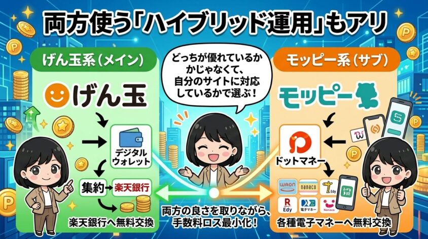 両方使う「ハイブリッド運用」もアリ