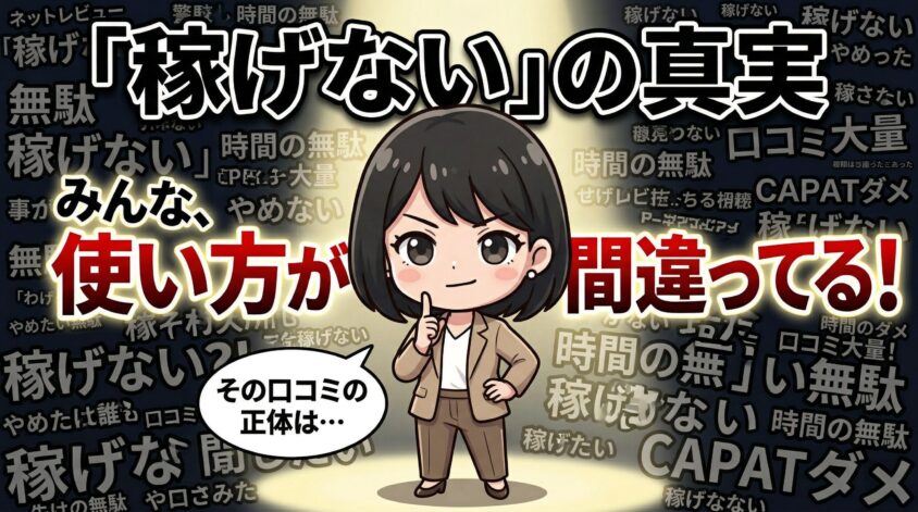 CAPATは稼げない