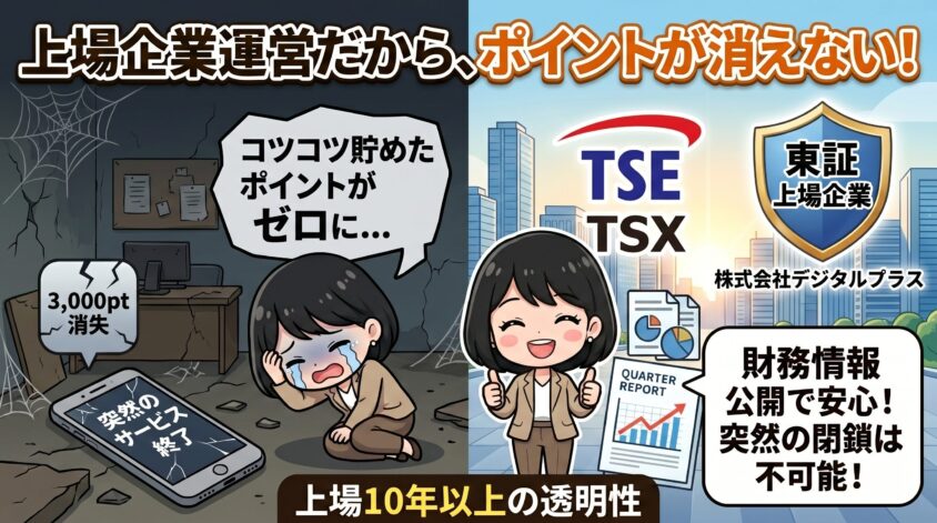 上場企業運営という事実が持つ意味