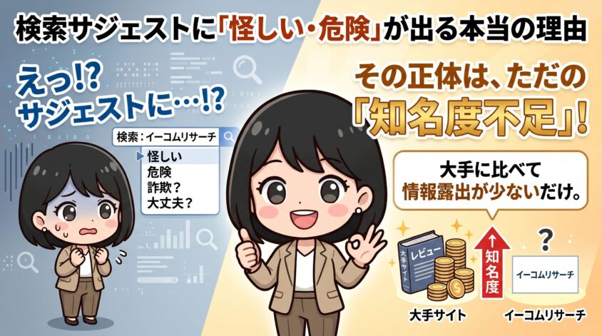 検索サジェストに"怪しい・危険"が出る本当の理由