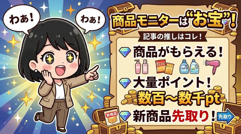 商品モニター案件が記事の"推し"である理由