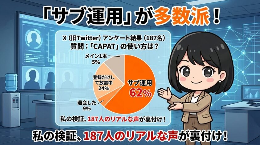 X(旧Twitter)で取ったアンケートの結果