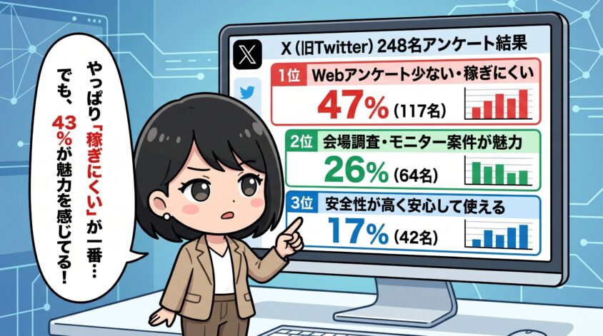 筆者が独自に248名にアンケートを取った結果