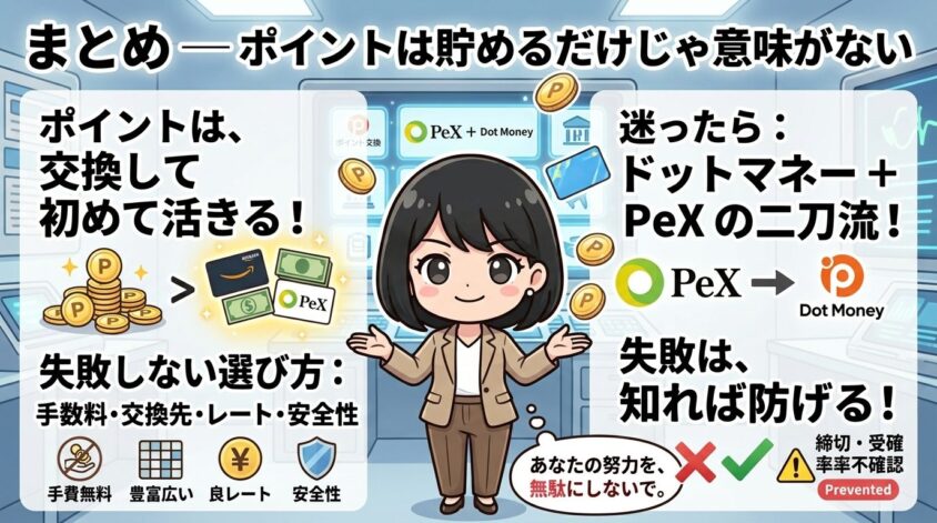 ポイントは「貯めるだけ」では意味がない