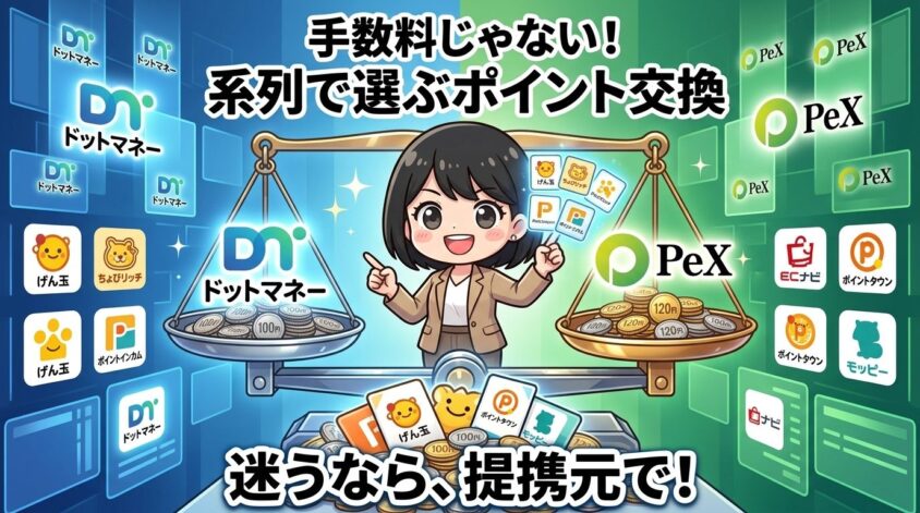 ドットマネー PeX 比較