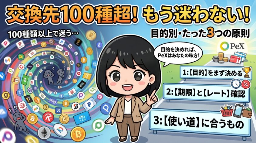 迷わない交換先の選び方