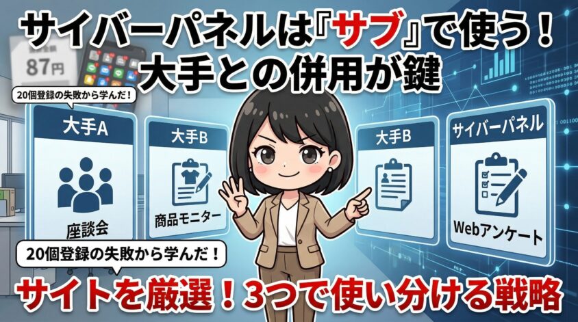 サイバーパネルを上手に使うコツ