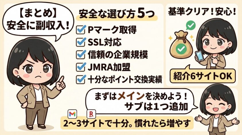 まとめ：安全なアンケートモニターで安心して副収入を始めよう