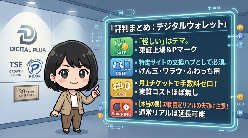 まとめ:デジタルウォレットの評判を一言でまとめると
