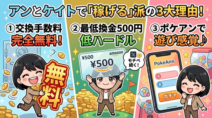 「稼げる」派が挙げる3大理由