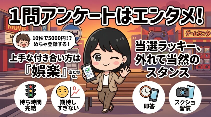 1問アンケートとの上手な付き合い方
