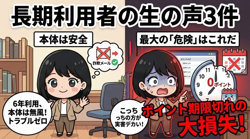 長期利用者の生の声3件