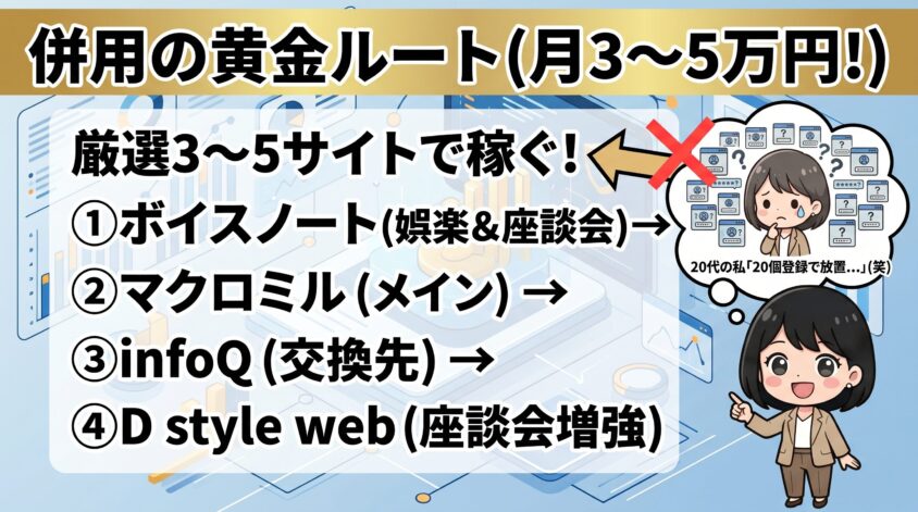 併用の黄金ルート