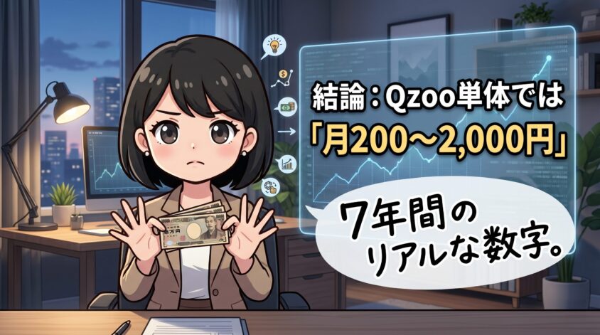 単体では「月200〜2,000円」が現実