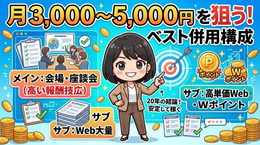 「月3,000〜5,000円」を狙うベスト構成