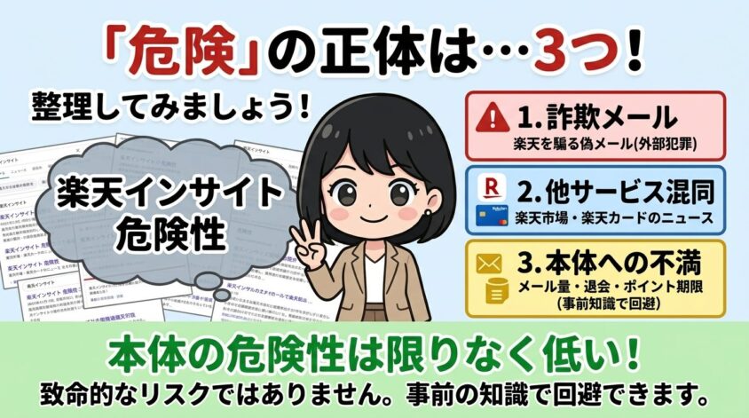 「危険」と感じる正体は3つに分解できる