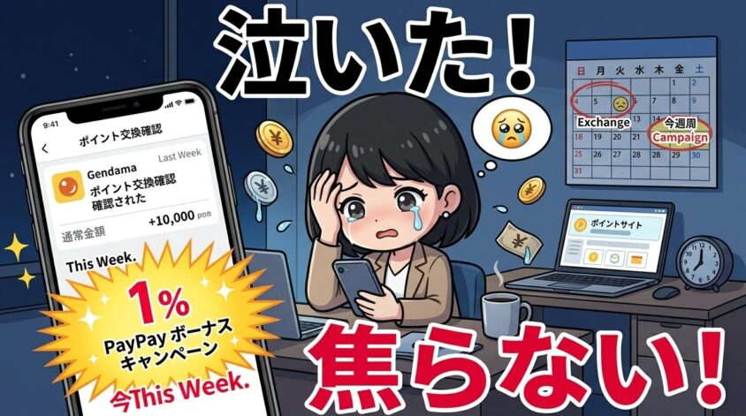 先に交換した翌週にキャンペーン始まって泣いた