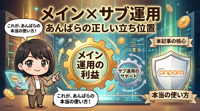メイン×サブ運用:あんぱらの本当の使い方