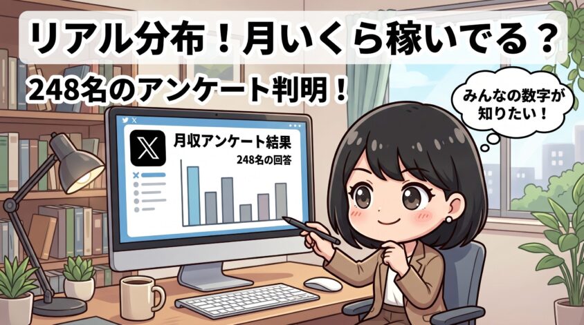 キューモニター利用者は月いくら稼いでる？