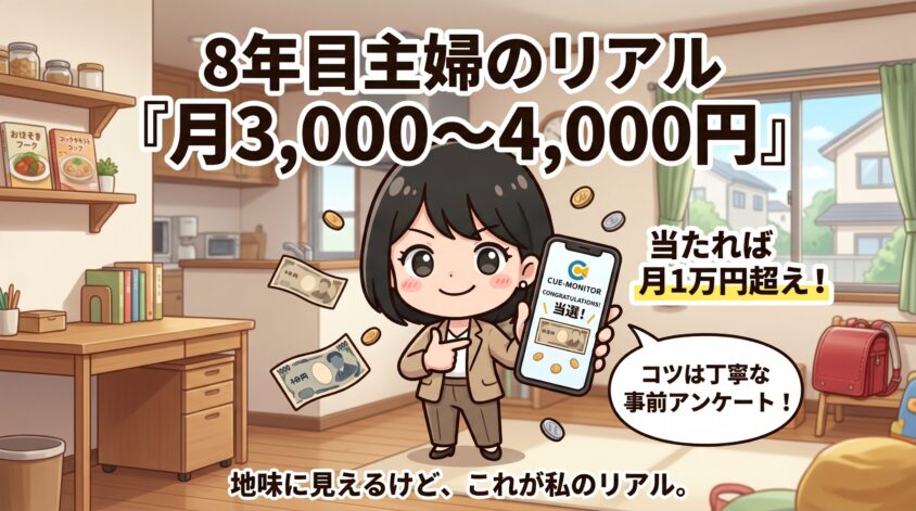 月3,000〜4,000円が定着、当たれば月1万超え