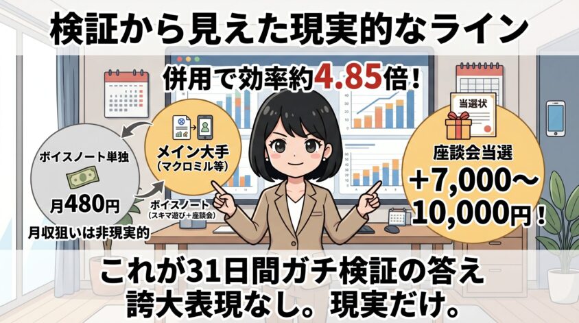 検証から見えた現実的なライン