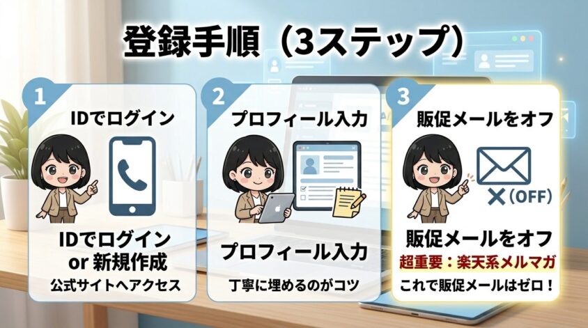 登録手順