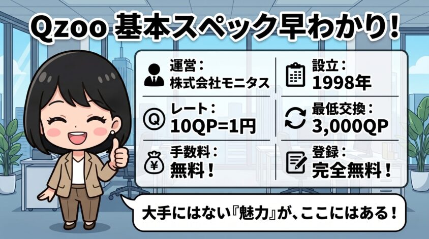 Qzoo基本スペック