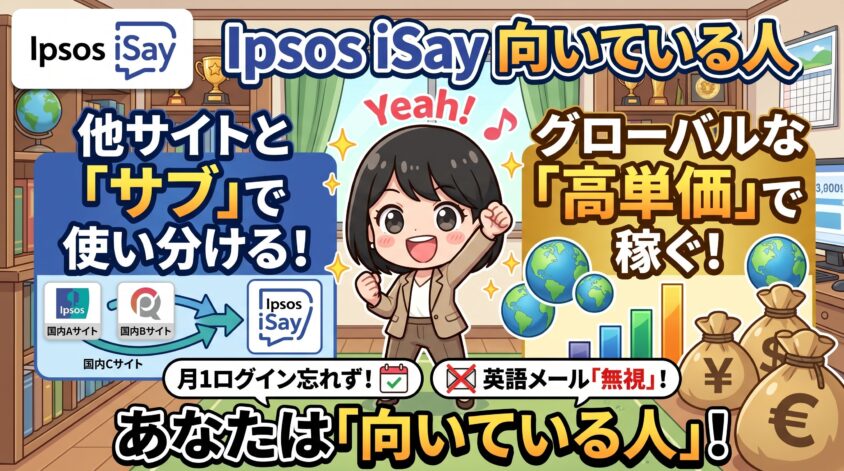 Ipsos iSayが向いている人