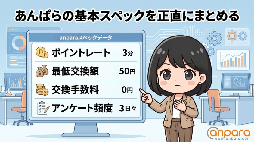 あんぱらの基本スペック