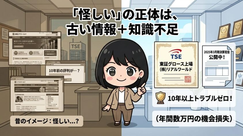 「怪しい」の正体は古い情報＋知識不足