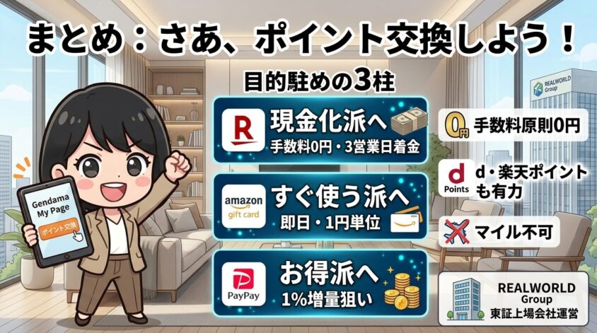 今日マイページを開いて、最初の1回を交換しよう