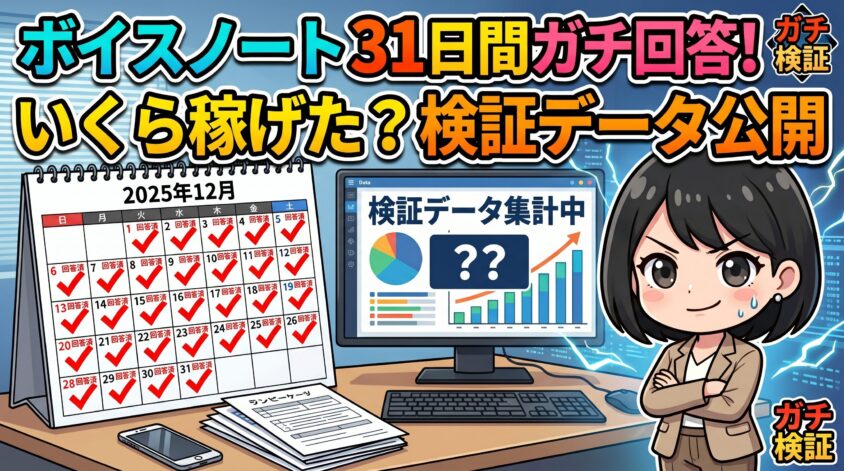 ボイスノート31日間ガチ回答チャレンジ