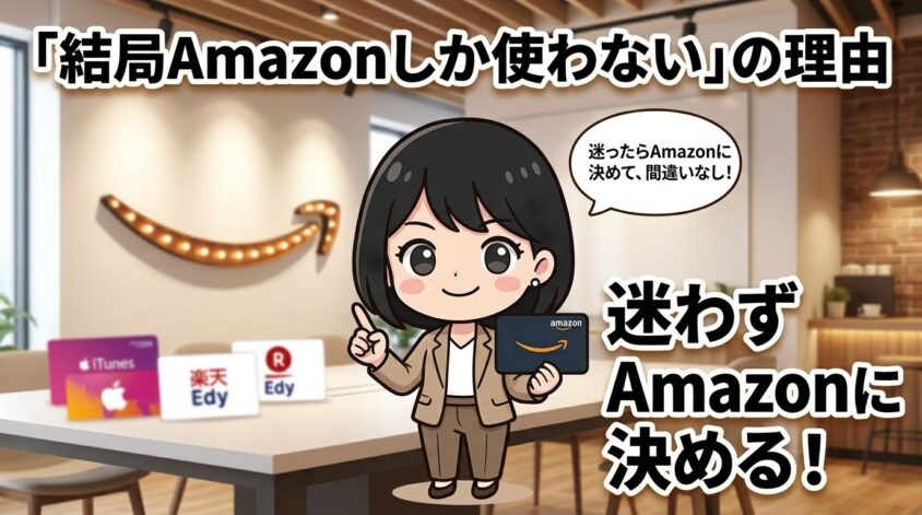 結局Amazonしか使わない